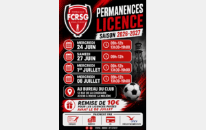 PERMANENCES LICENCES
