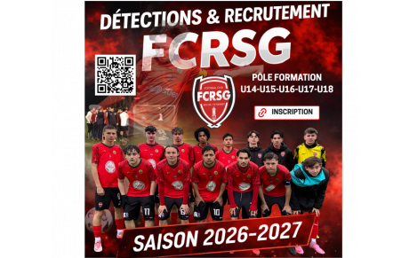 DÉTECTIONS &amp; RECRUTEMENT - Saison 2026/2027