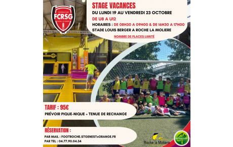 STAGE VACANCES - TOUSSAINT